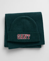 Conjunto de oferta com gorro e cachecol GANT Graphic
