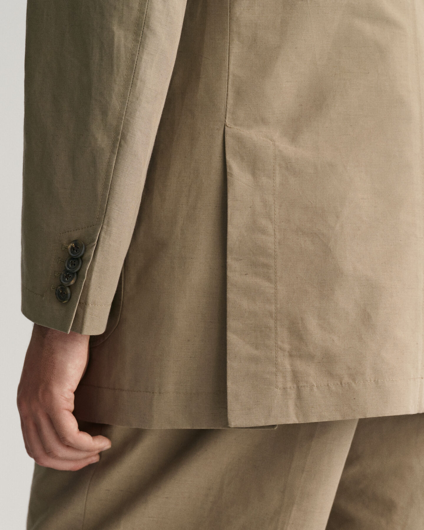 Blazer de fato de trespasse Safari oversized