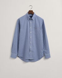 Camisa em popelina gingham regular fit