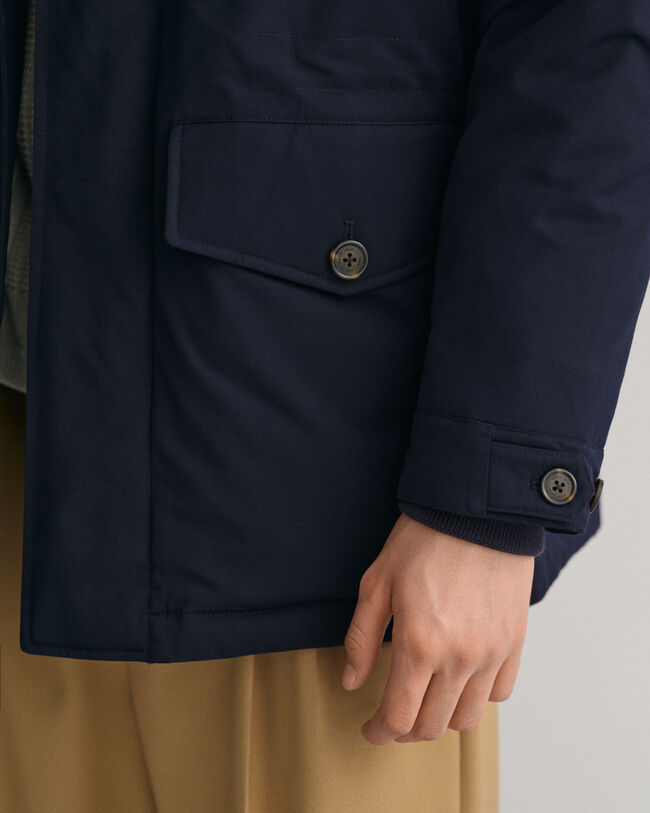 Casaco em flanela acolchoado