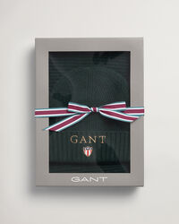 Caixa de presente com cachecol e gorro