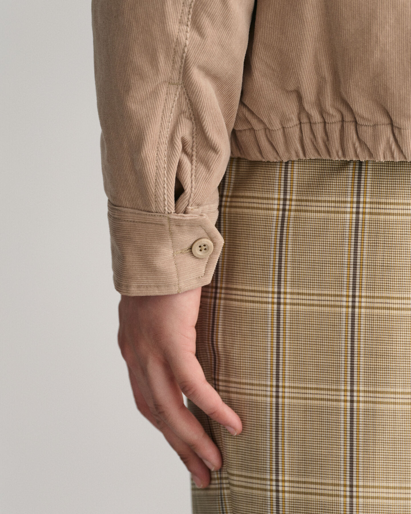 Blusão Windcheater em bombazina