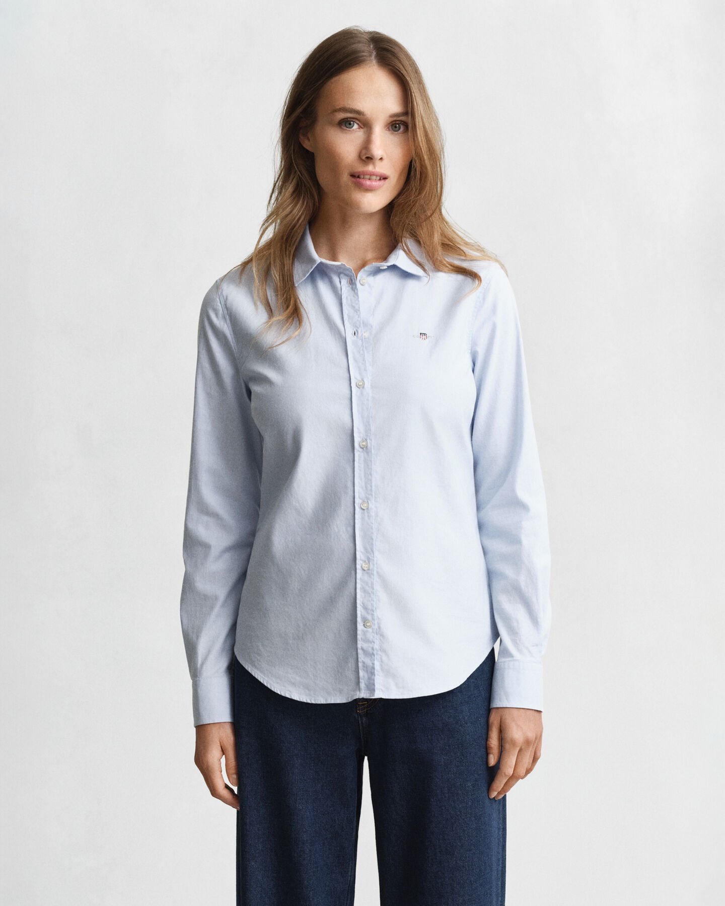 Camisa Oxford com elastano slim fit