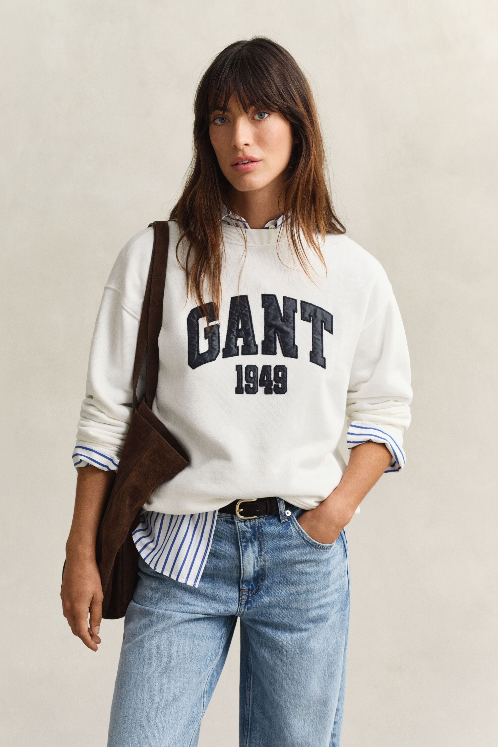Sweatshirt com decote redondo Graphic