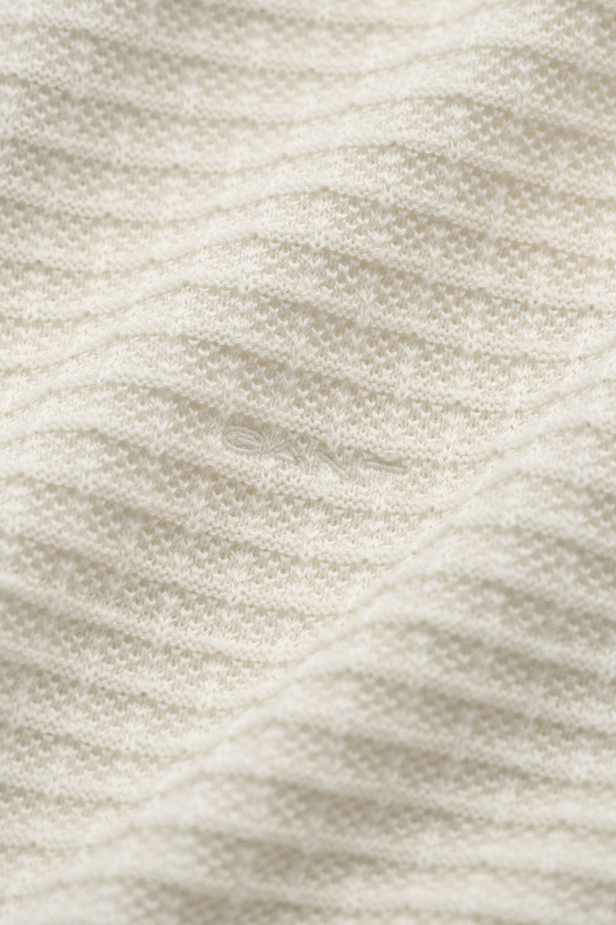 Sweatshirt de malha com meio fecho Textured