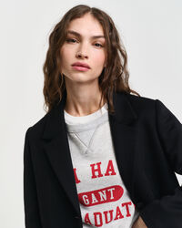 Sobretudo clássico em lã tailored fit