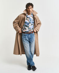 Camisa com estampado Resort Island relaxed fit