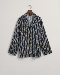 Camisa de pijama com estampado Chain relaxed fit