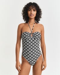 Fato de banho com estampado Monogram