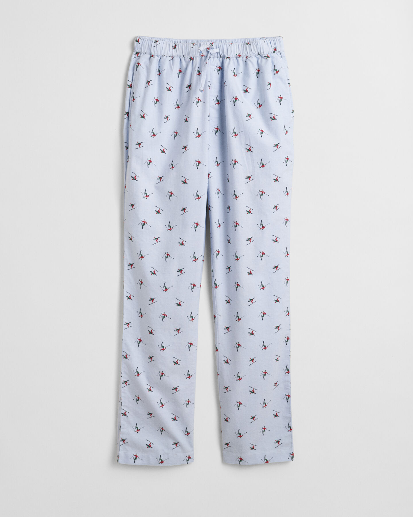 Calças de pijama Oxford com estampado Ski