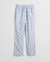 Calças de pijama Oxford com estampado Ski