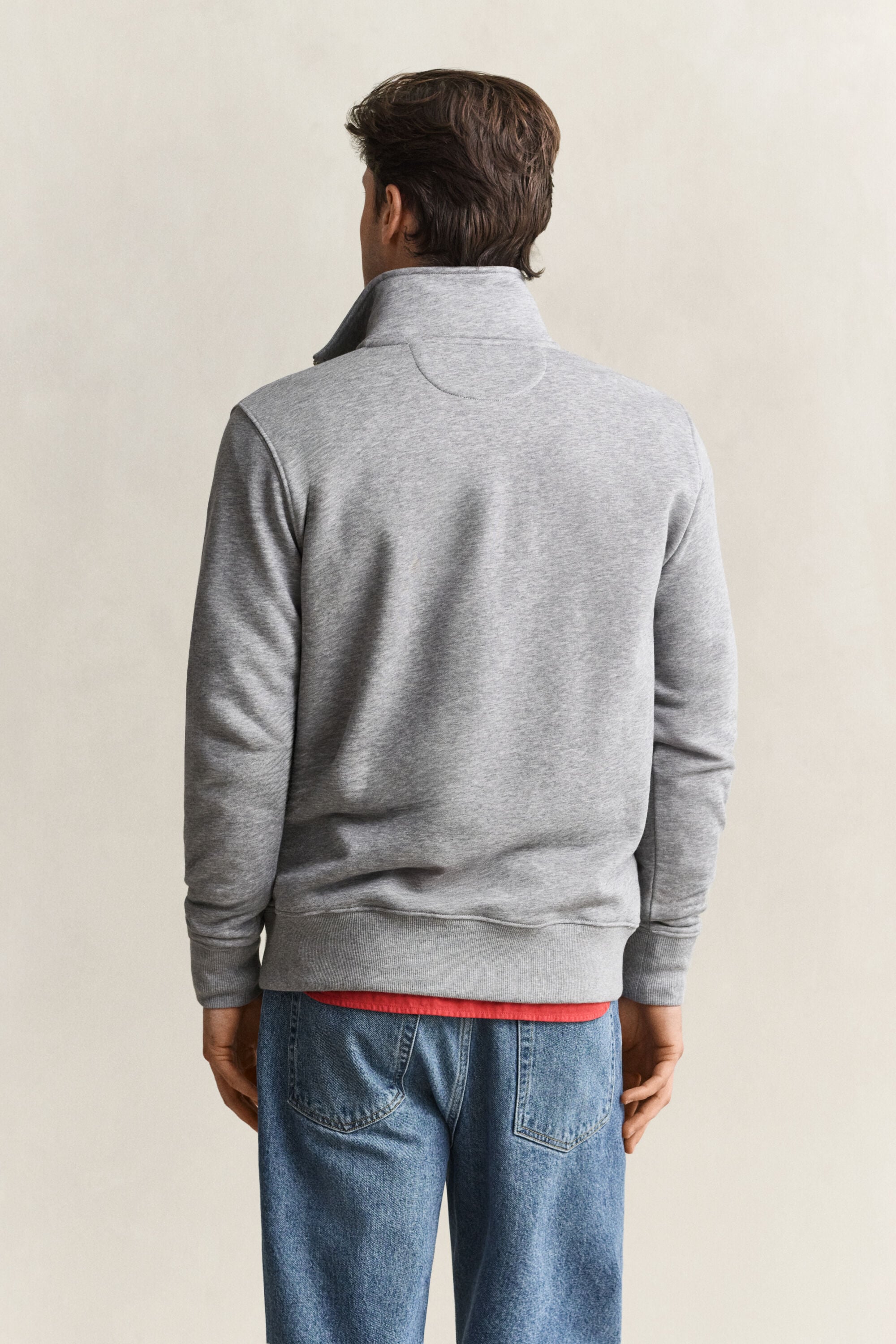 Sweatshirt com meio fecho Shield