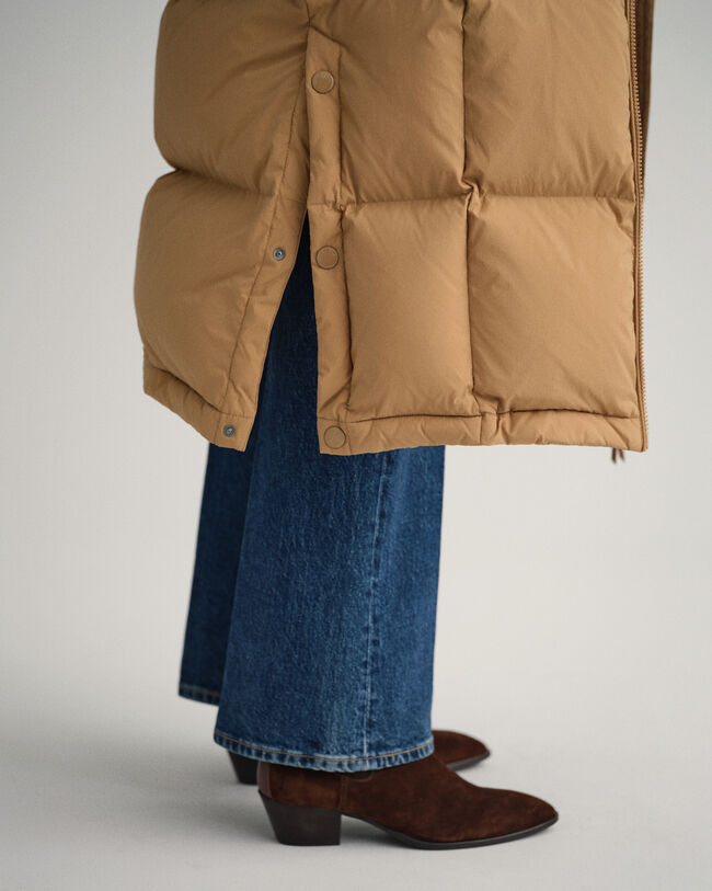 Sobretudo de penas comprido