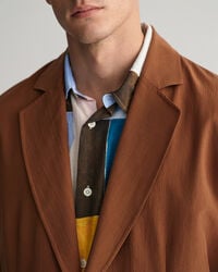 Blazer de fato em seda relaxed fit