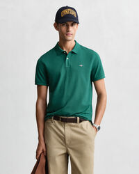 Polo em algodão piqué Shield regular fit