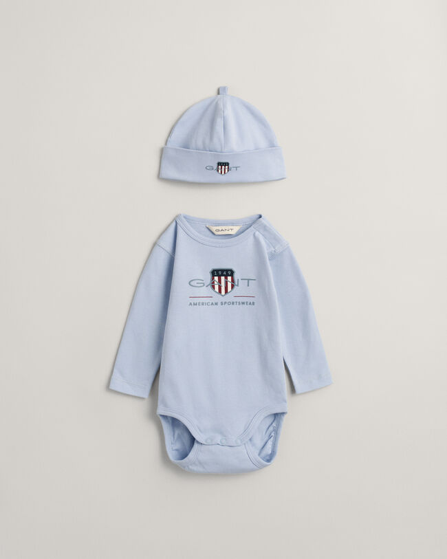 Body e gorro Archive Shield Baby