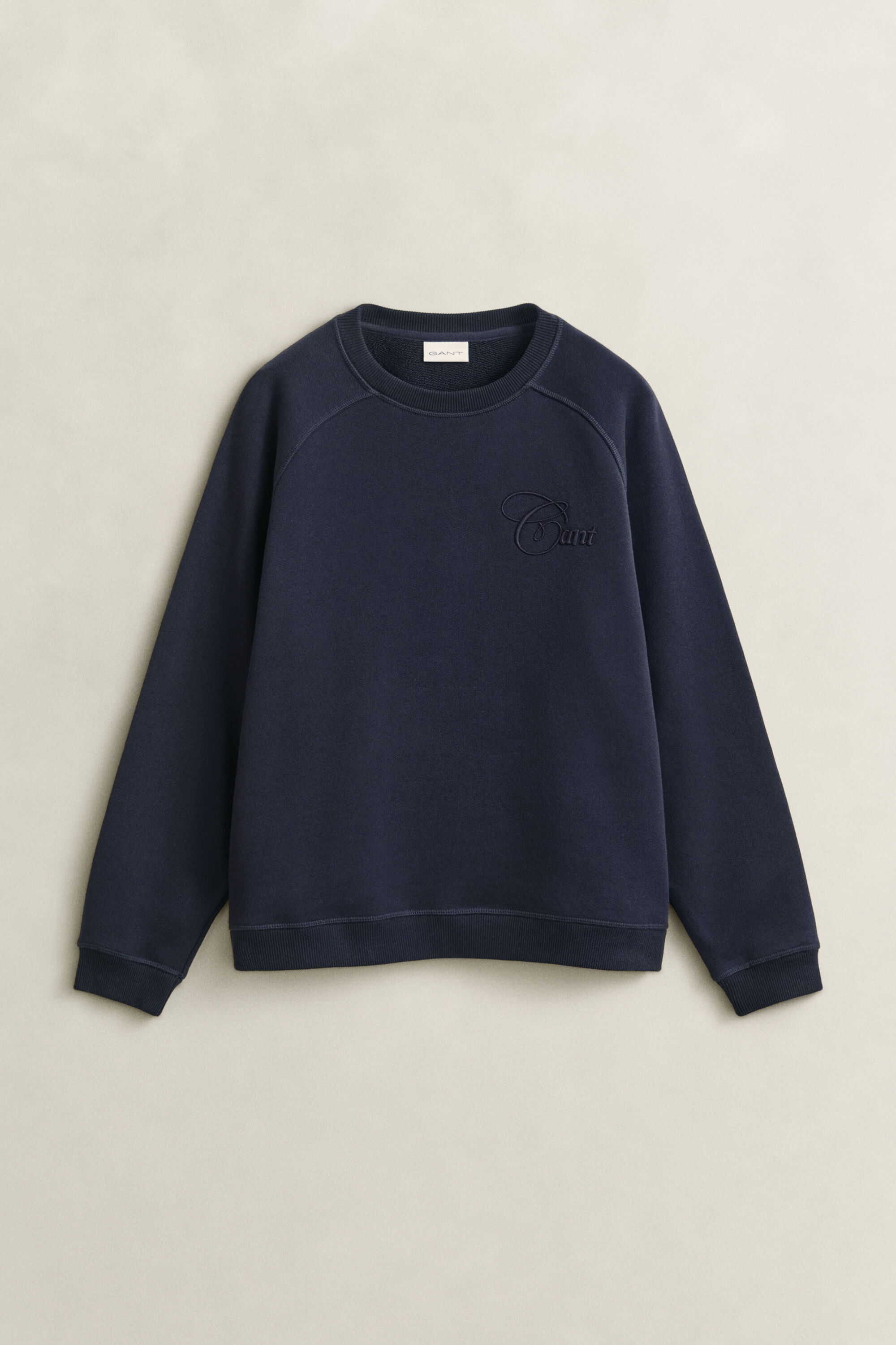 Sweatshirt com grafismo no mesmo tom