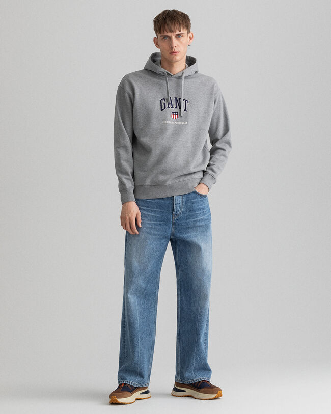 Sweatshirt com capuz Retro Shield