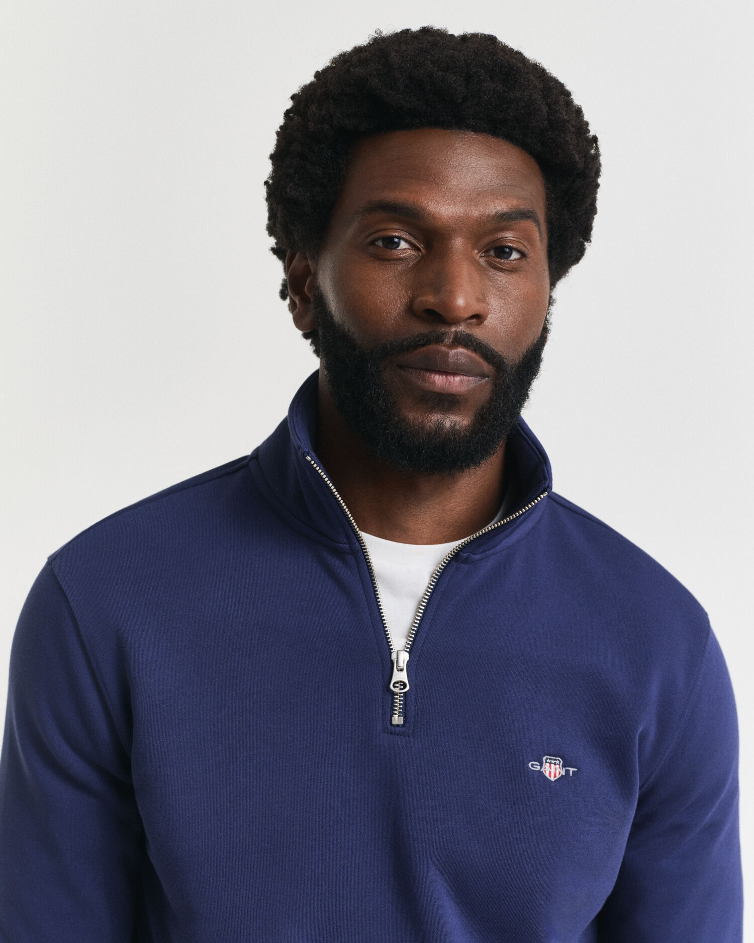 Sweatshirt com meio fecho Shield