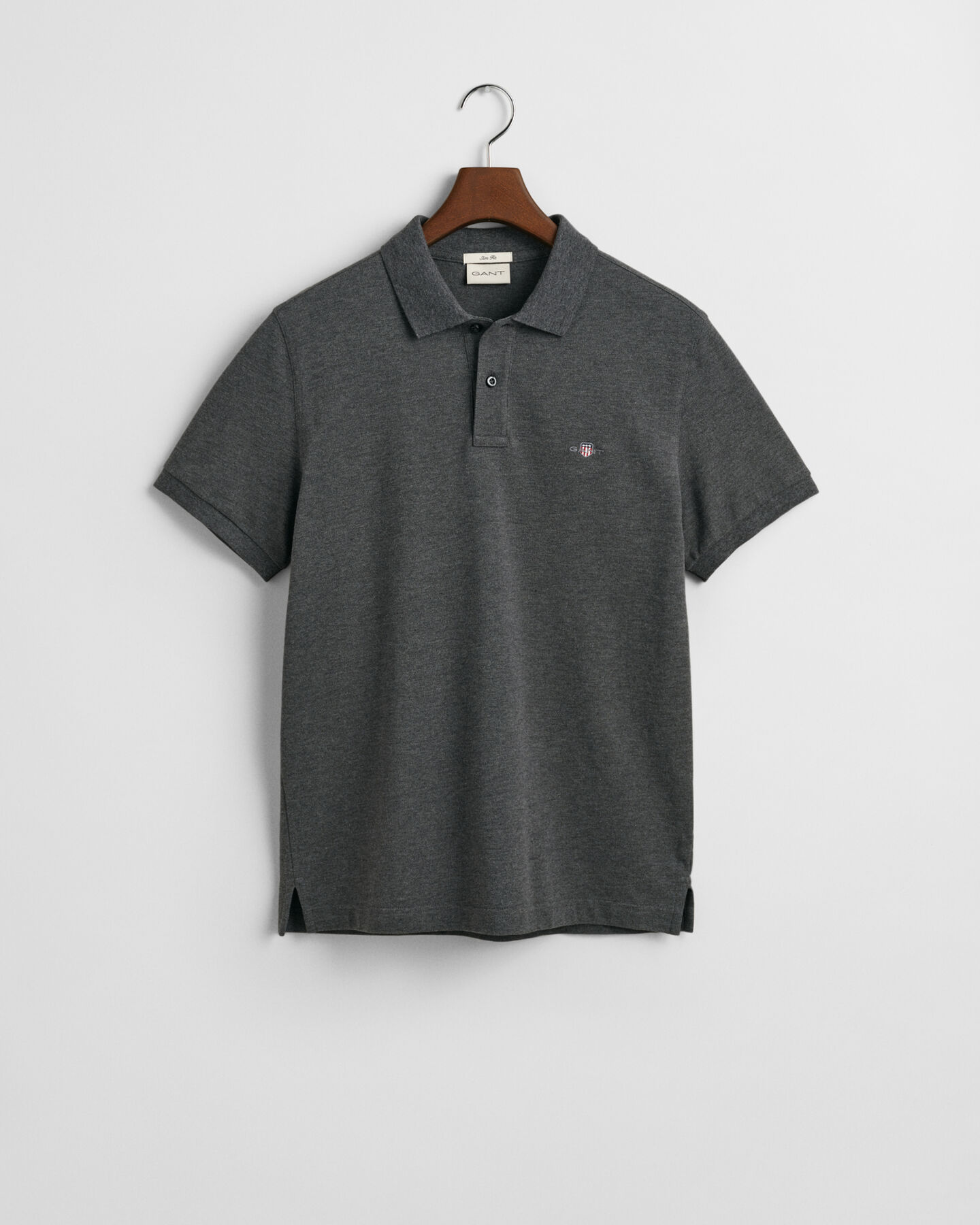 Polo em algodão piqué Shield slim fit
