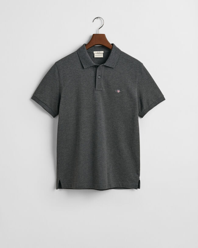 Polo em algodão piqué Shield slim fit