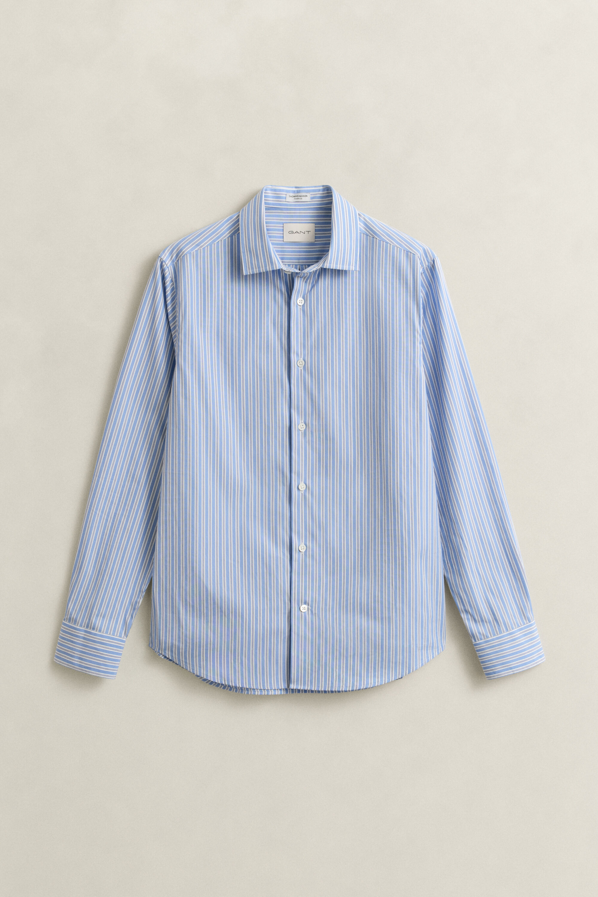 Vestido-camisa em popelina