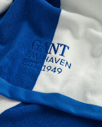 Toalha de praia às riscas arrojadas