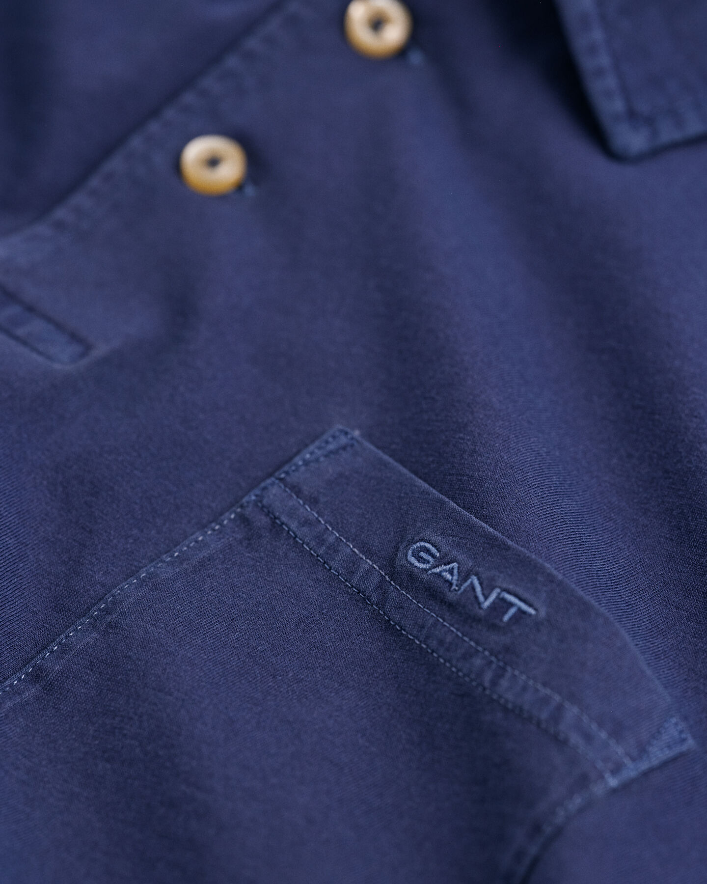 Polo em jersey Sunfaded