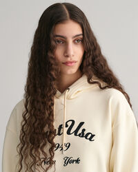 Sweatshirt com capuz Script Graphic