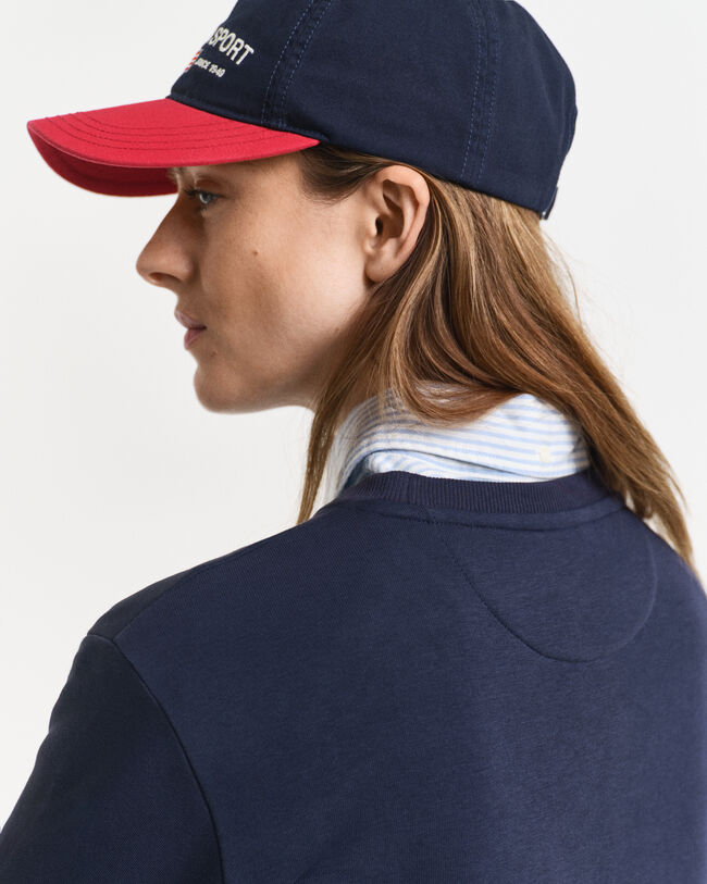 Vestido desportivo com decote redondo Shield