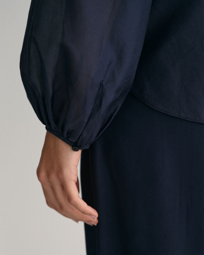 Blusa em seda e algodão relaxed fit