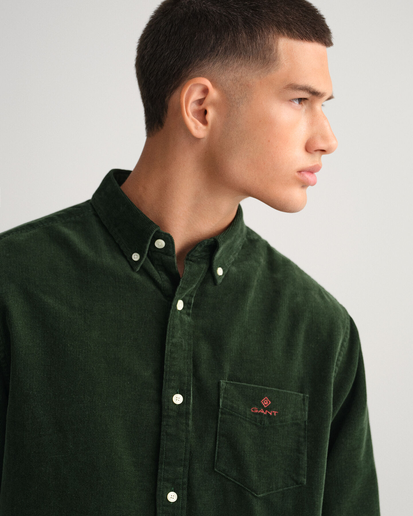 Camisa de bombazina regular fit