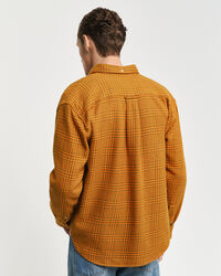 Camisa com padr&atilde;o Houndstooth relaxed fit