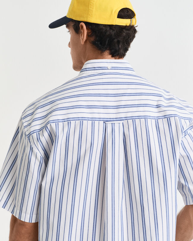 Camisa de manga curta Heritage Poplin relaxed fit