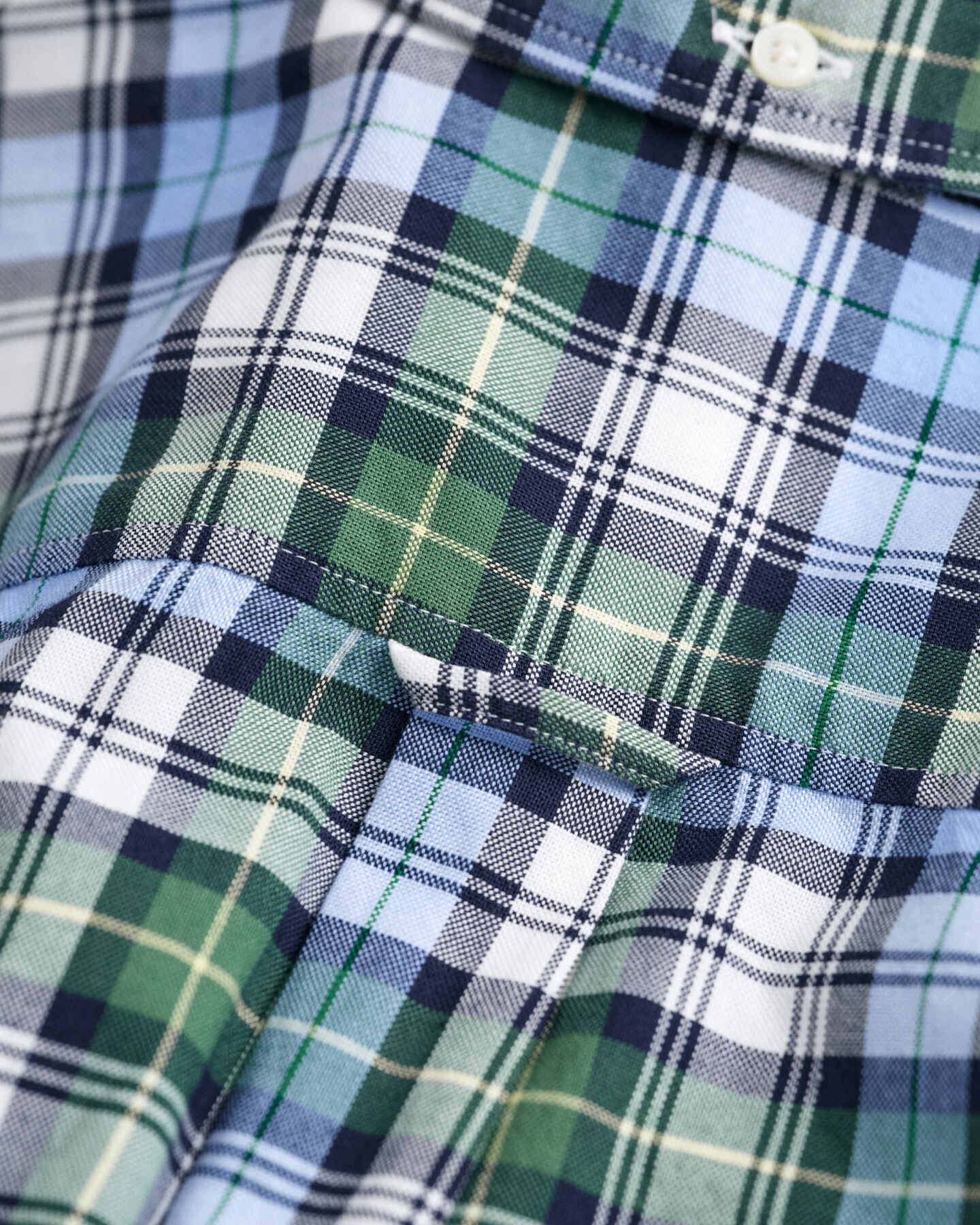 Camisa Oxford Archive com padr&atilde;o de xadrez Teens