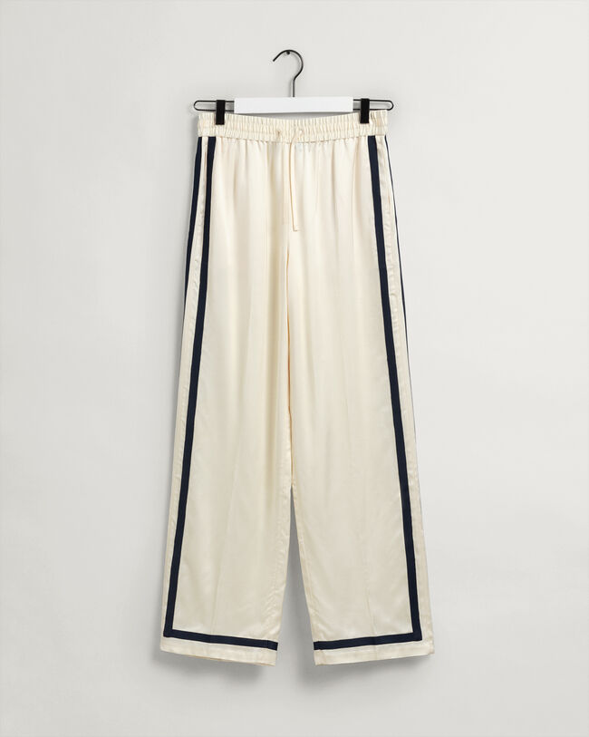 Calças Pull-On em cetim