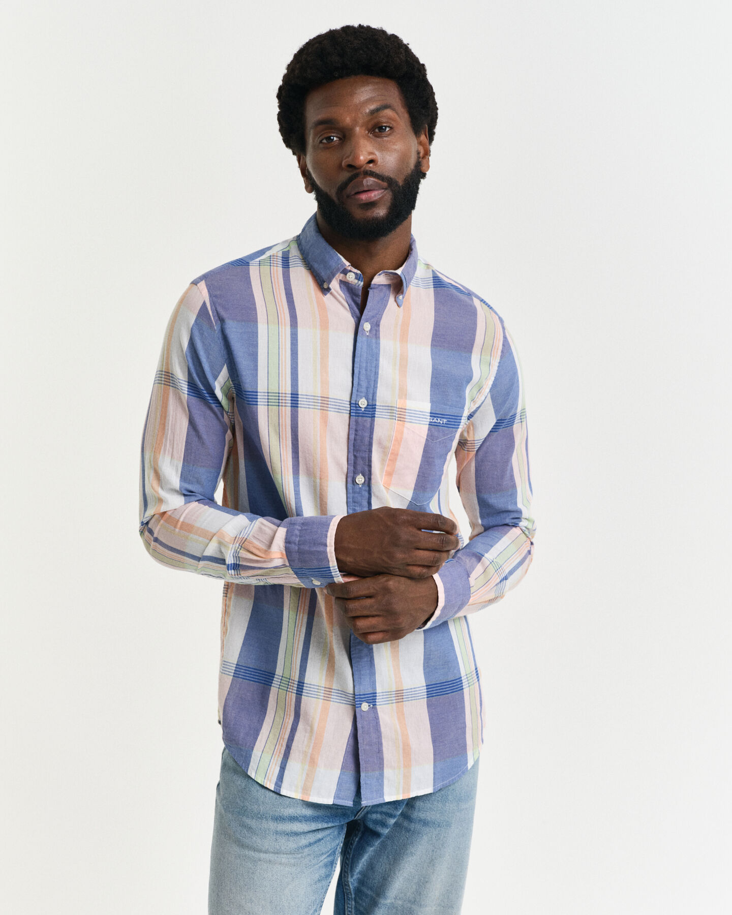 Camisa madras Indian regular fit