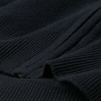 Casaco com fecho em lã extrafina