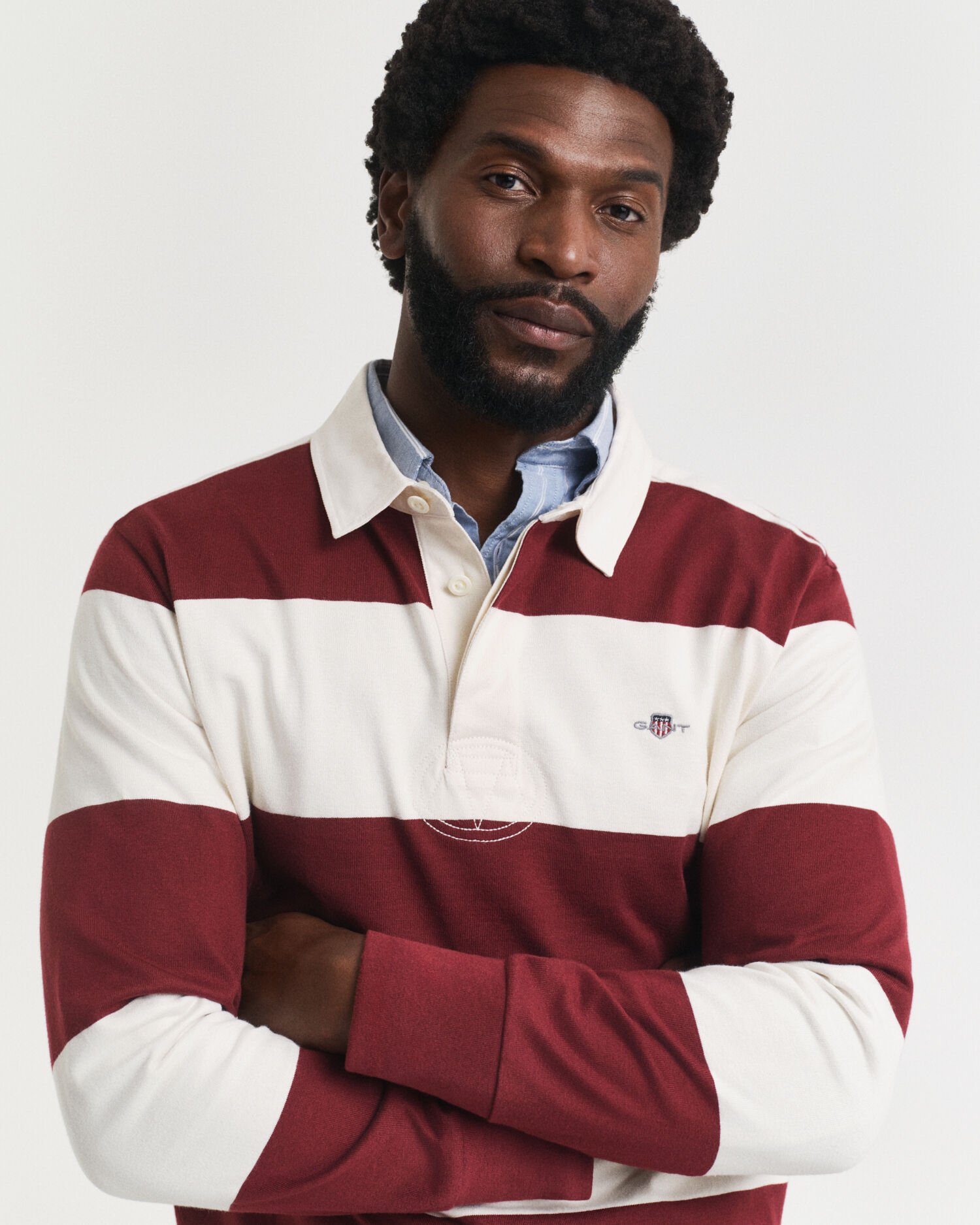 Heavy Rugger às riscas em bloco