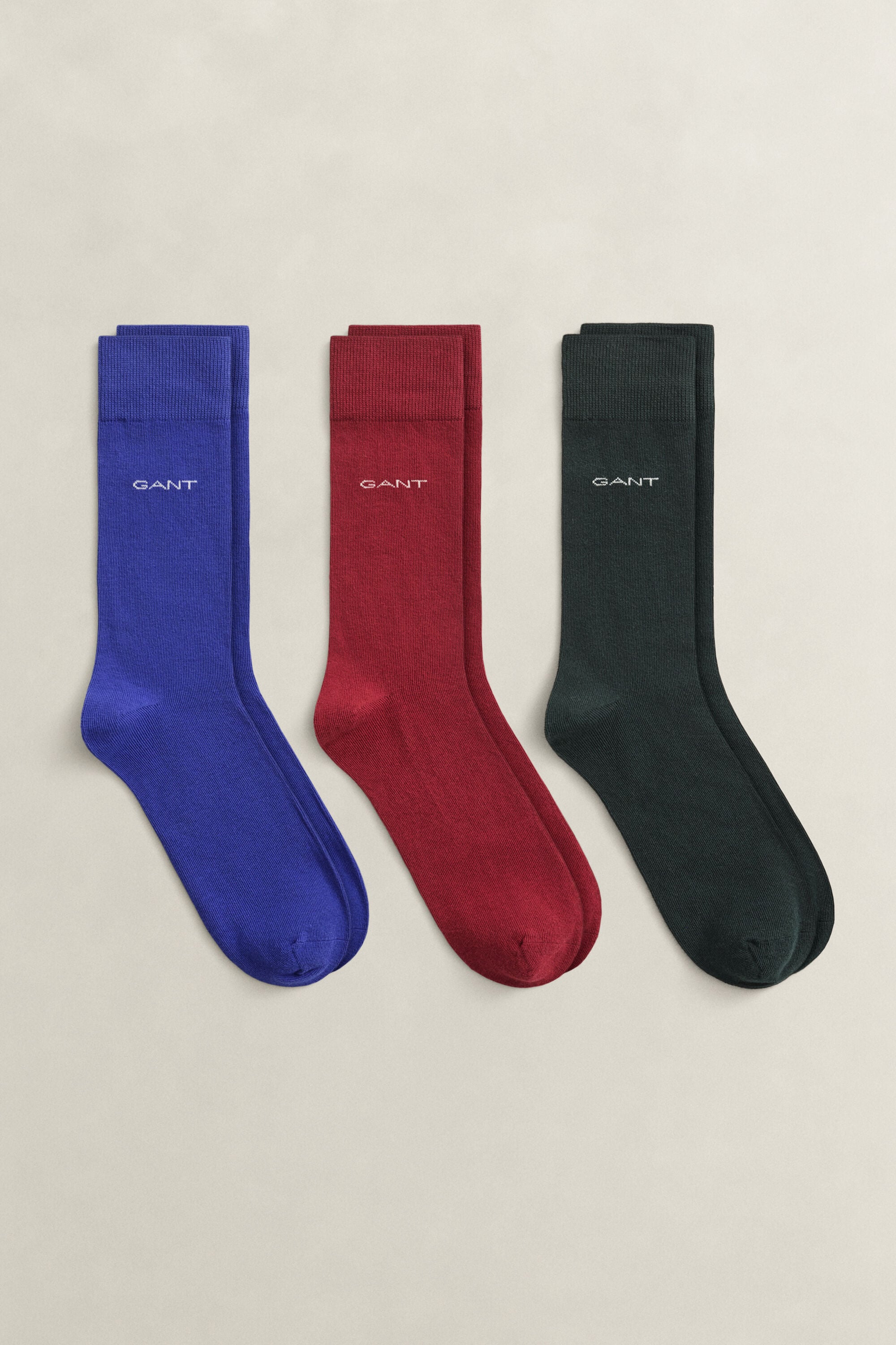 Pack de 3 pares de meias em algodão