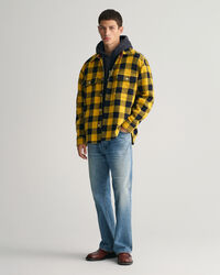 Sobrecamisa Buffalo em mistura de l&atilde;