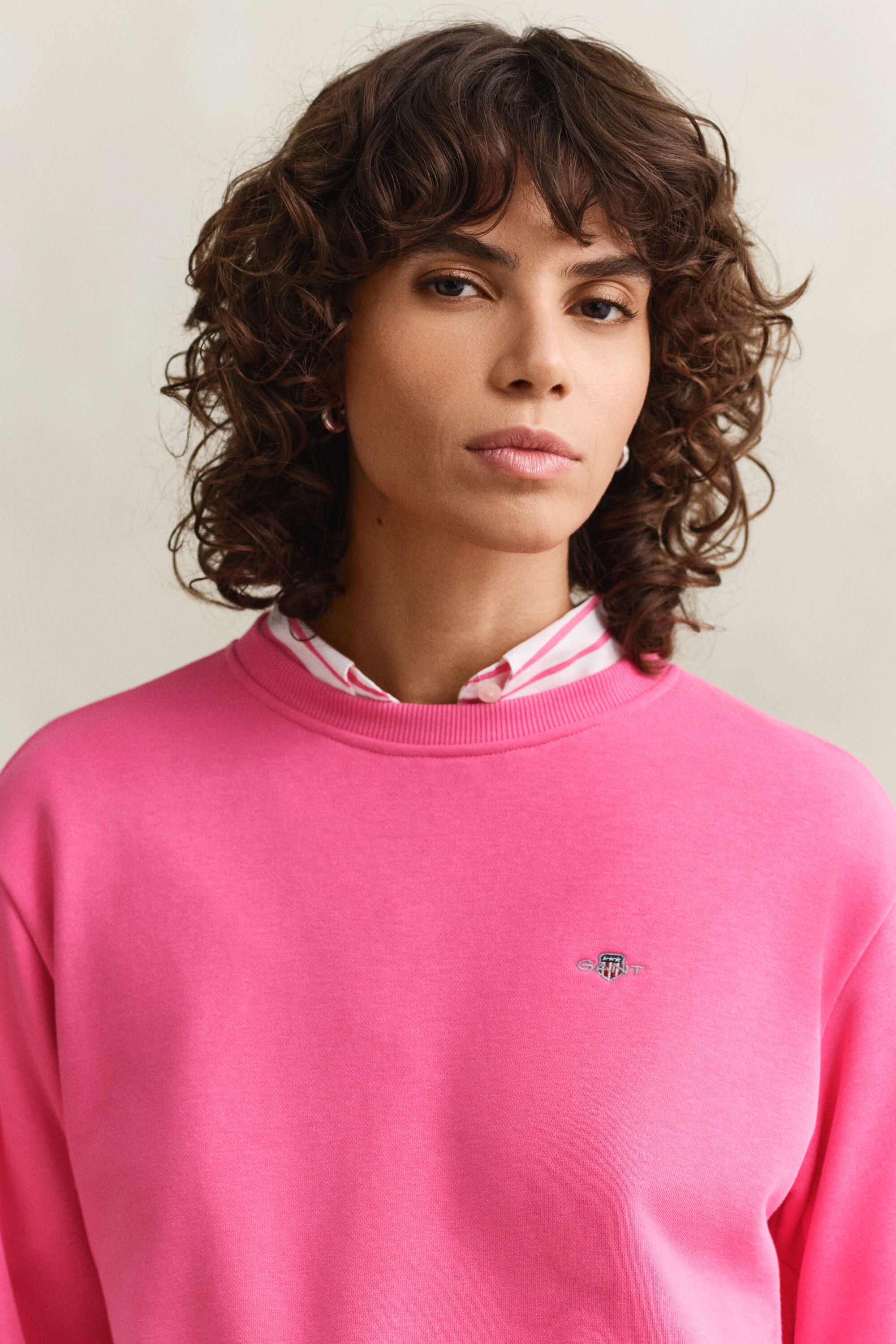 Sweatshirt com decote redondo Shield