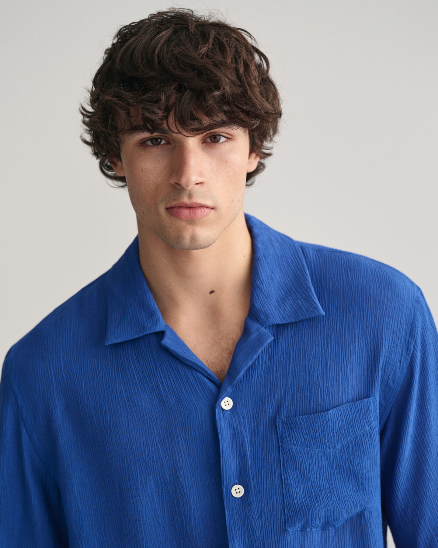 Camisa texturizada relaxed fit