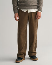 Calças de fato em bombazina