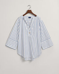 Camisa às riscas Popover relaxed fit