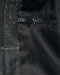 Blusão em pele Moto