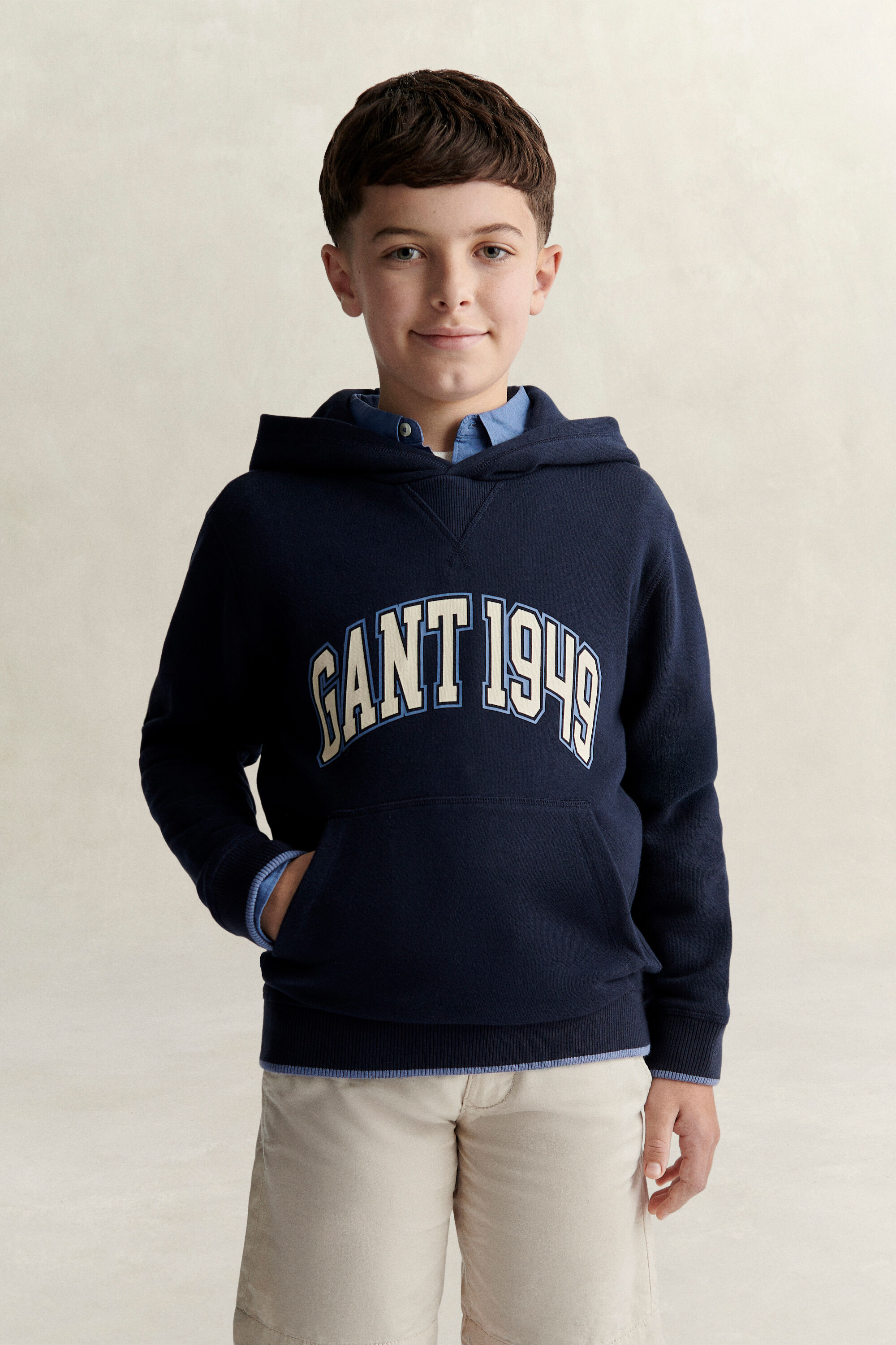Sweatshirt com capuz Collegiate Teen Boys