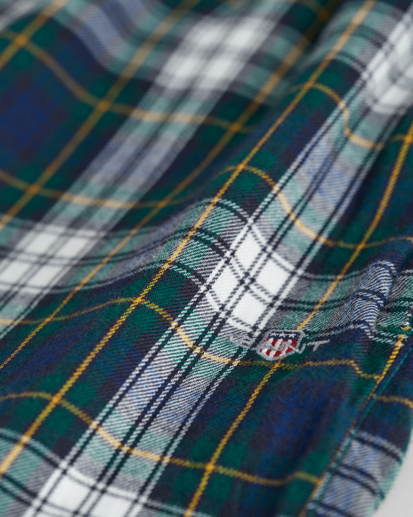 Calças de pijama em flanela com padrão de xadrez Teens