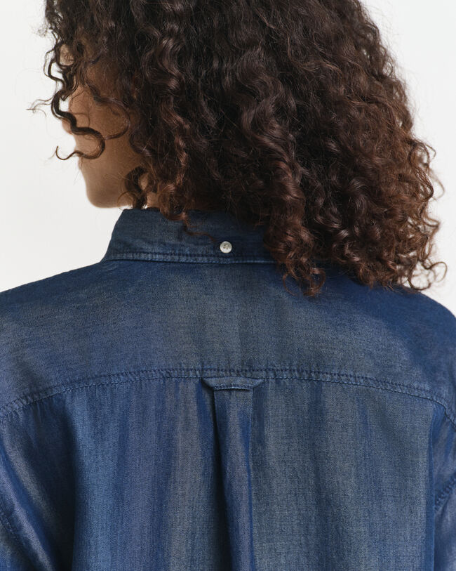 Camisa índigo relaxed fit