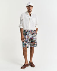 Calções Patchwork regular fit